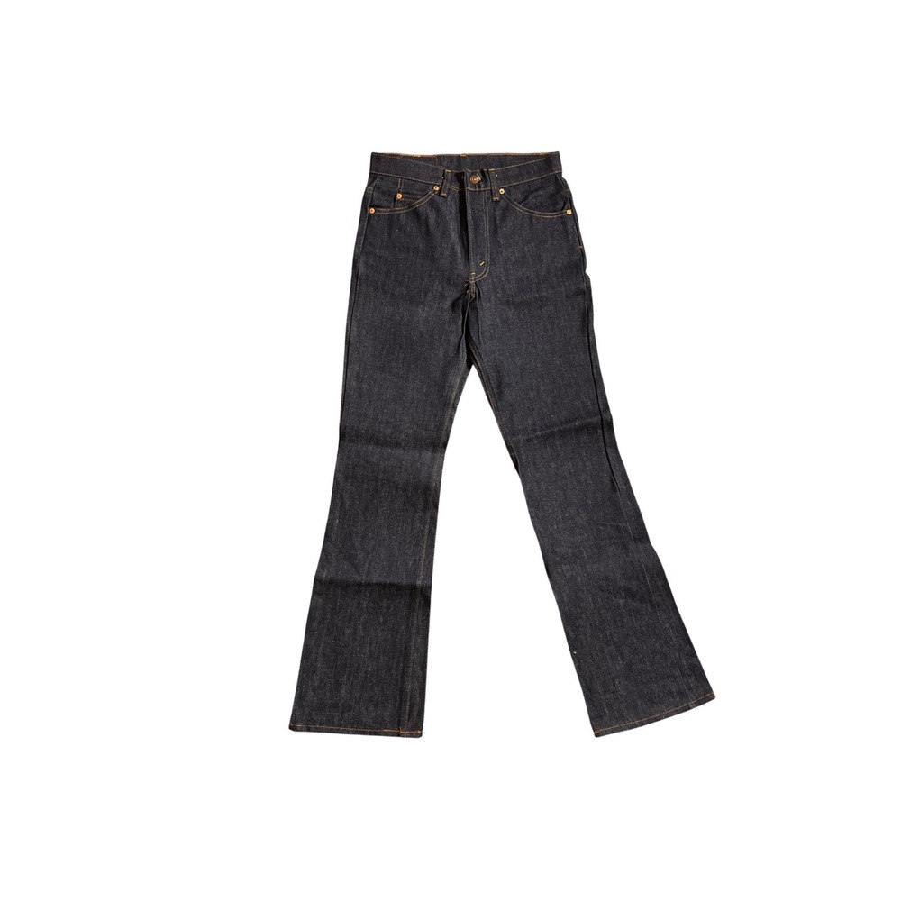 Vintage Levis 517 Saddleman Boot Jeans Orange Tab 1980s Indigo W31 L33 NOS - Picture 5 of 8